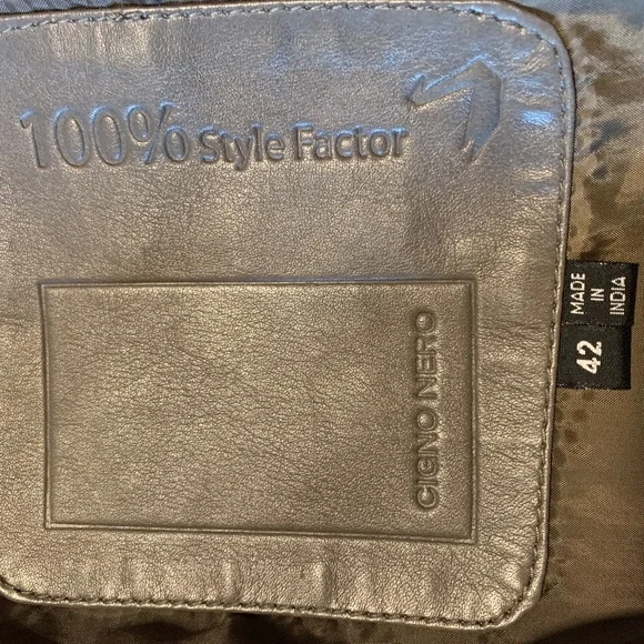 Cigno Nero leather jacket